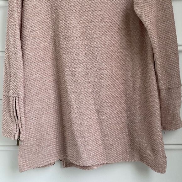 Soft Surroundings Puma Soft Pullover Roll-Neck Casual Tunic Top Mauve Size M - Picture 10 of 15